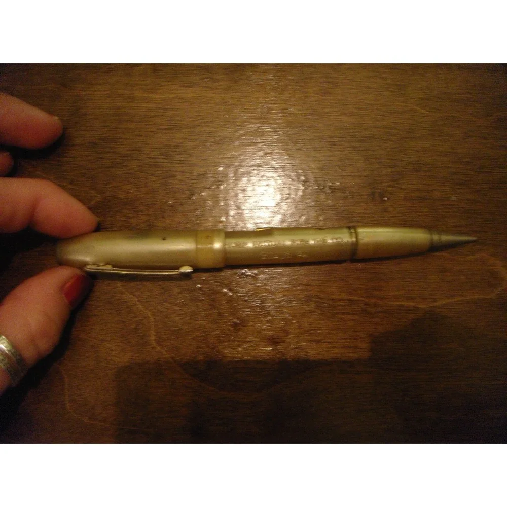 Vintage Salz Fountain Pen /mechanical pencil Home mutual fire ins co advertising